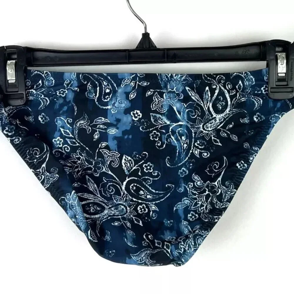 Jessica Simpson Women’s Blue Hipster Bikini Bottom Size M